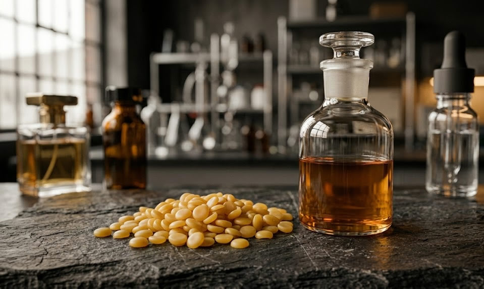 Fixação e Difusão: Como as Ceras Definem a Performance do Perfume Sólido